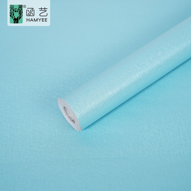 High quality peel and stick wallpaper orange color vinyl contact paper rolls adhesive silk wall paper