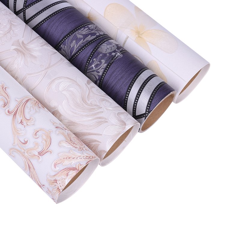 Hot Sale 3D Self Adhesive Wallpaper Vinyl Wallcovering Waterproof Wall Paper Rolls For Hotel Office Walls