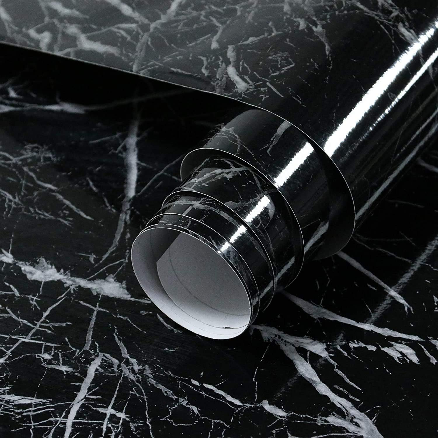 Home Decorative Waterproof PVC Marble Self-Adhesive Stickers Wallpapers Contact Paper for Kitchen Countertop