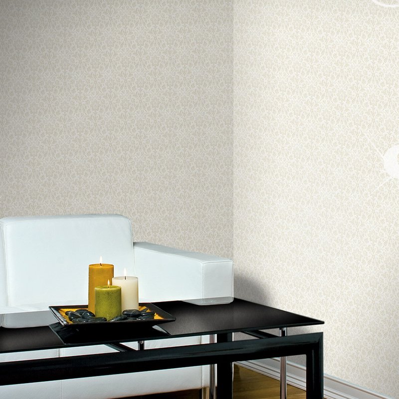 Modern Commercial Damascus Wallpaper PVC Vinyl Wall Households Hotels Hospitals Schools Halls Geometric Soundproof Fireproof