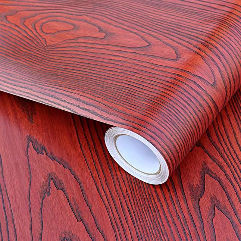 3d wooden grain wall paper pvc cork wood grain wallpapers High-grade alternative wood wallpaper