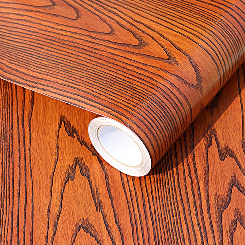 3d wooden grain wall paper pvc cork wood grain wallpapers High-grade alternative wood wallpaper