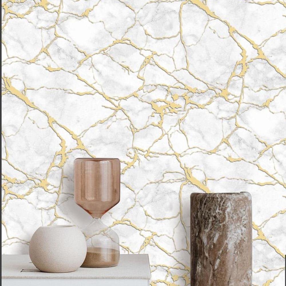3D marble luxury waterproof wallpaper vertical wall stickers 3d home decoration for living room wall decor