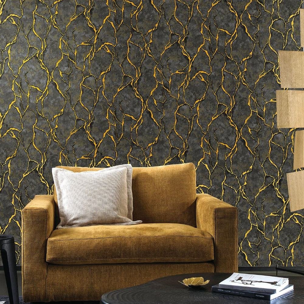 3D marble luxury waterproof wallpaper vertical wall stickers 3d home decoration for living room wall decor