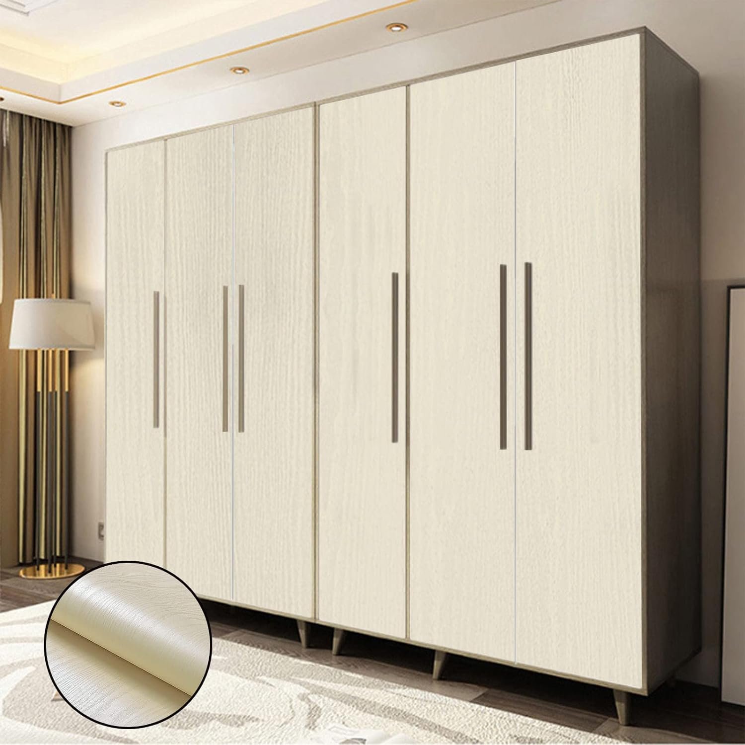 Popular and Modern Wood Grain Contact Paper Peel and Stick Wallpaper Removable PVC Self Adhesive Wood Stickers Wall for Cabinets