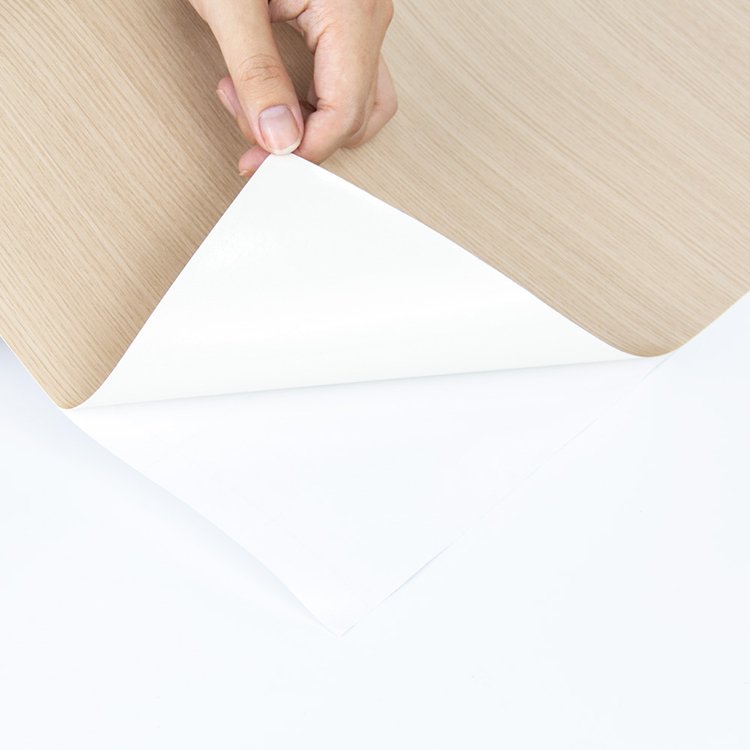 Wood Texture Self-Adhesive Wall Paper Roll Factory decorative plywood pvc film vacuum press for furniture
