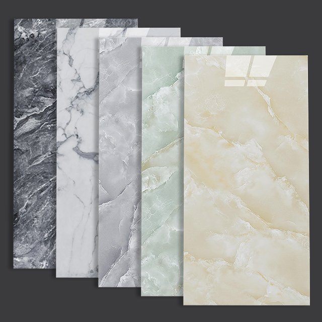 self adhesive wallpaper roll paper blue marble tile bathroom kitchen self adhesive diy wall tiles