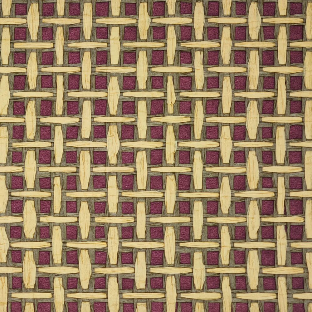 Luxury Square Textured Paperweave Wall Wallpaper Roll for Home Decoration Living Room