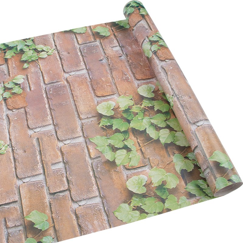 Ali wallpapers 3d multicolor brick self-adhesive home mural wallpaper sticker wallpaper