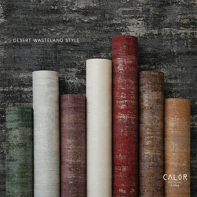 CALOR New Bronze Paper Flower Wrapping Material Paper Christmas Wallpaper Rolls