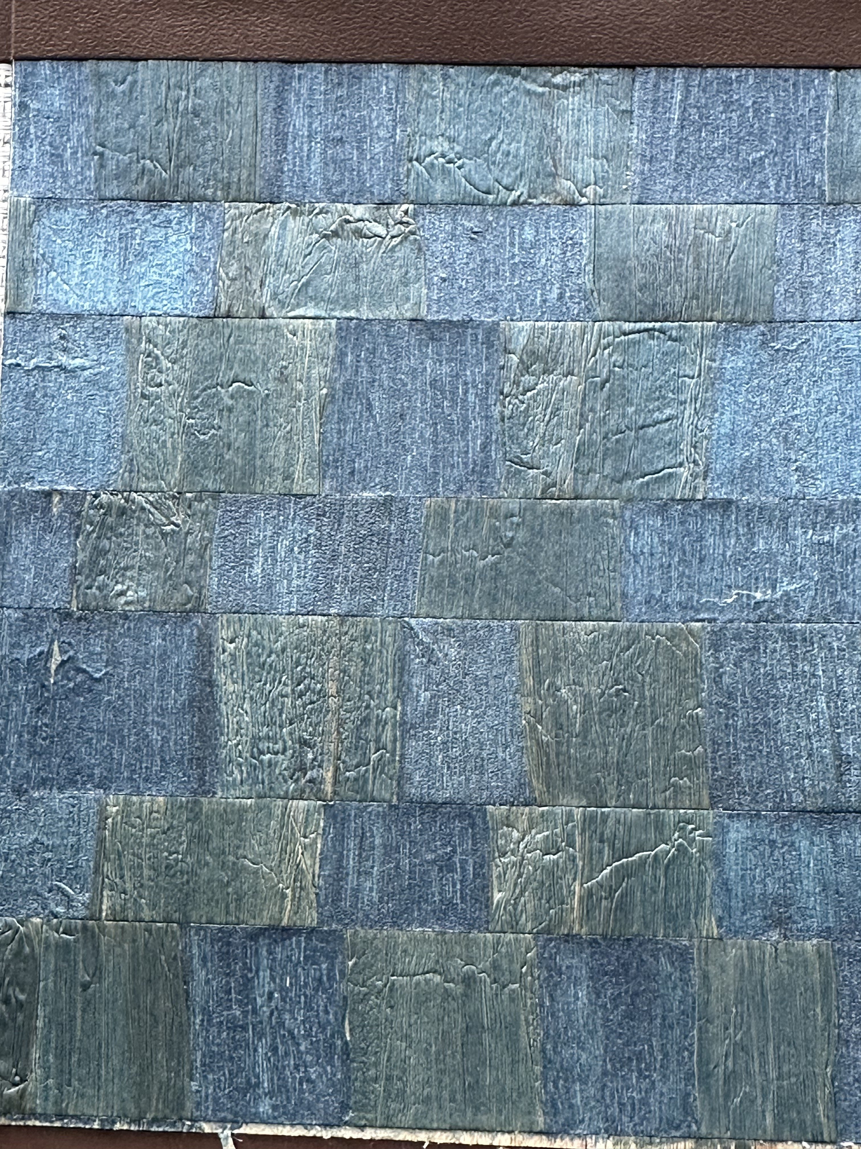 Factory Price Eco-Friendly Natural Material Collage Water Hyacinth Grasscloth Wallpaper For Home Decoration
