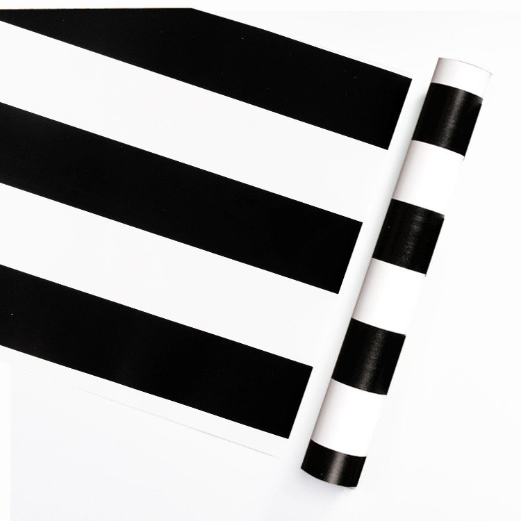 YIYAO Peel and Stick Wallpaper Decorative Contact Paper Black White Checkered Self Adhesive Shelf Liner Paper Roll