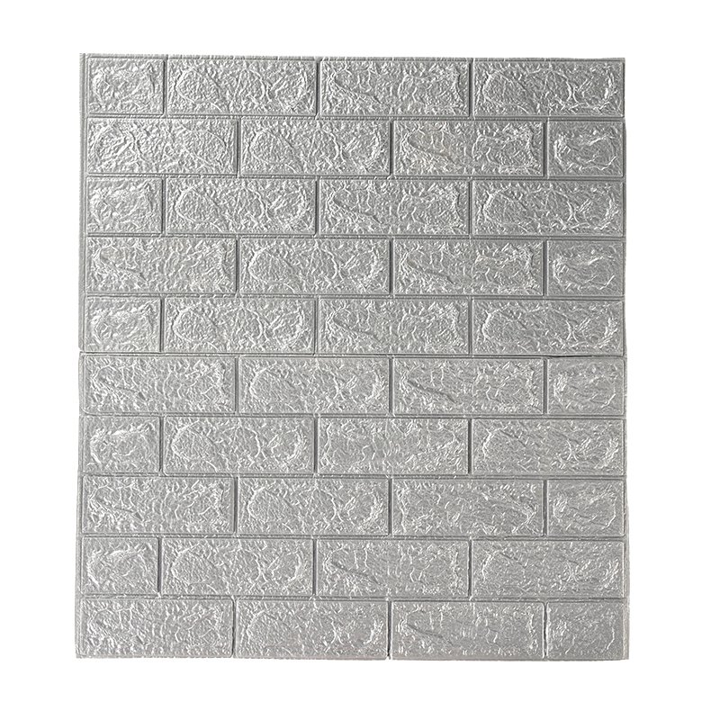 Stick Foam Home Decoration Pvc Red Wholesale Cartoon Wall Stickers 3D Self Adhesive Brick Hotel Wallpapers