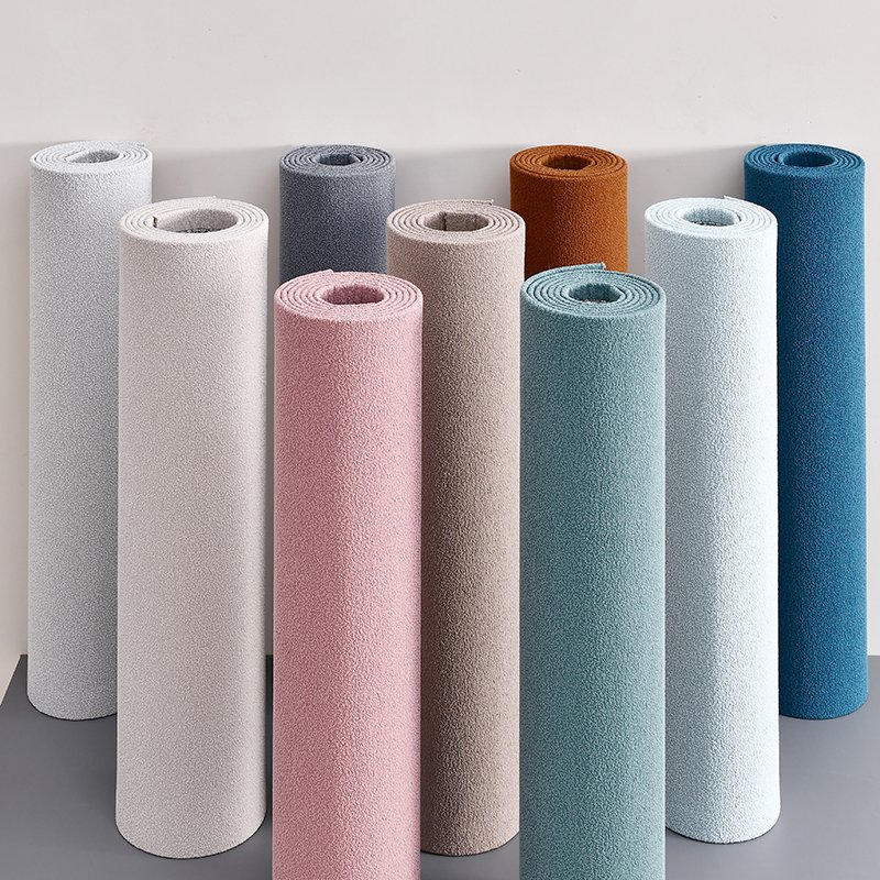 3D fabric textile luxurious textile foam wallpaper rolls for living room decoration