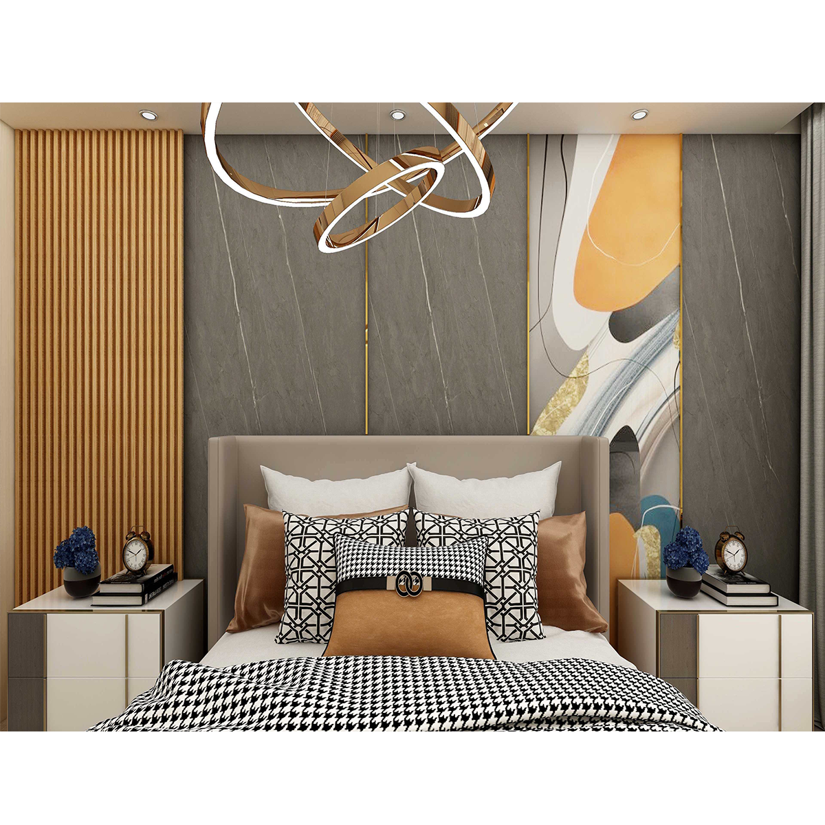 High quality environmental protection waterproof moisture-proof living room bedroom decoration TV background wallpaper roll