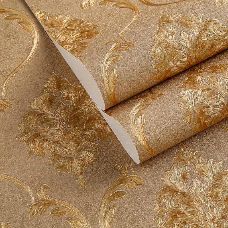 wall 10m 3d indoor vinyl decorative wallpaper flowers roll modern home bedroom decor wallpaper