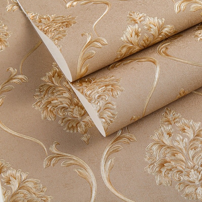 wall 10m 3d indoor vinyl decorative wallpaper flowers roll modern home bedroom decor wallpaper