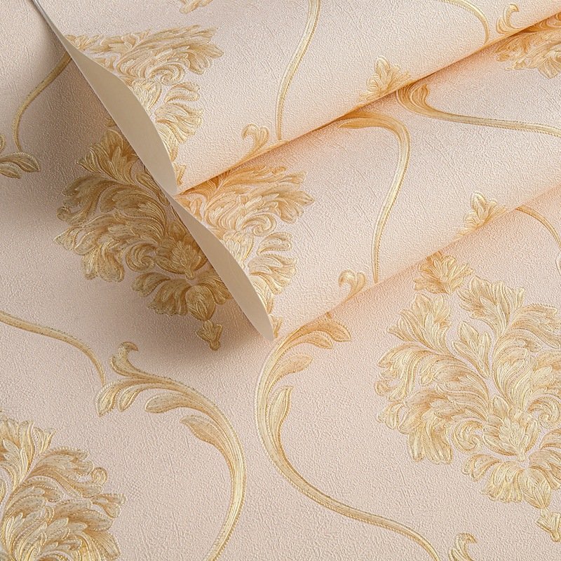 wall 10m 3d indoor vinyl decorative wallpaper flowers roll modern home bedroom decor wallpaper