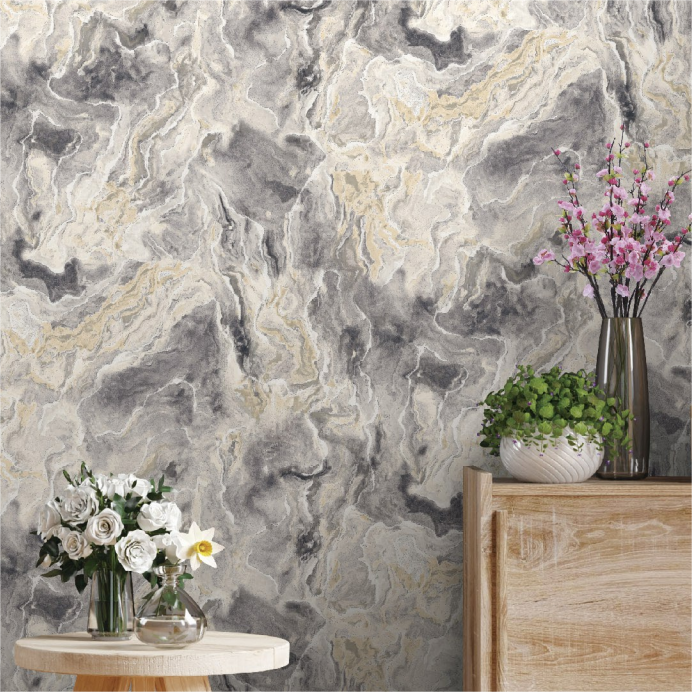 Modern style marble pattern sticker high quality 3d mural wallpaper pvc vinyl wall paper rolls waterproof wall panel