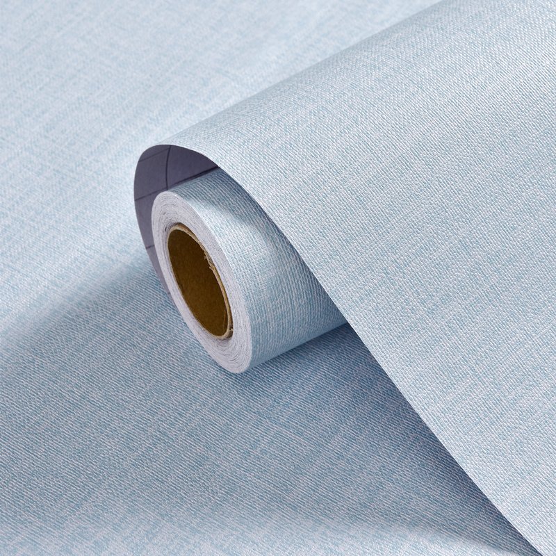 Moistureproof Waterproof Wallpaper Light Luxury Linen Cork Woven Wallpaper Wallcoverings For Hotel Home Bedroom Livingroom