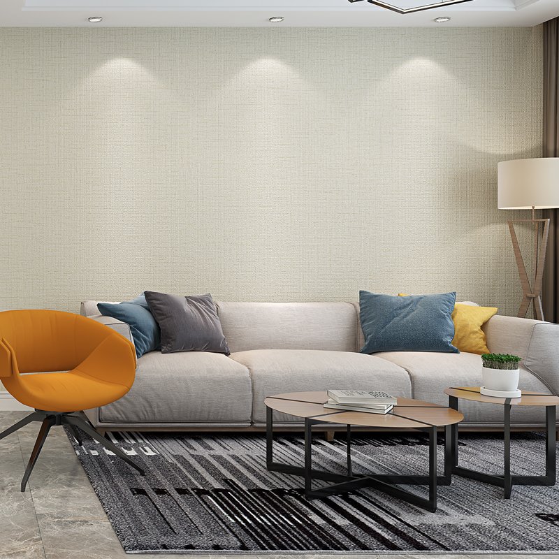 3d three-dimensional linen wallpaper self-adhesive bedroom comfortable waterproof thickened background wallpaper opaque wall