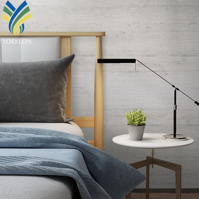 Luxury Silk Textured Kids Living Room Wall papers Decor Office Hotel Bedroom Kitchen Home Wall Decoration Rolls Wallpaper