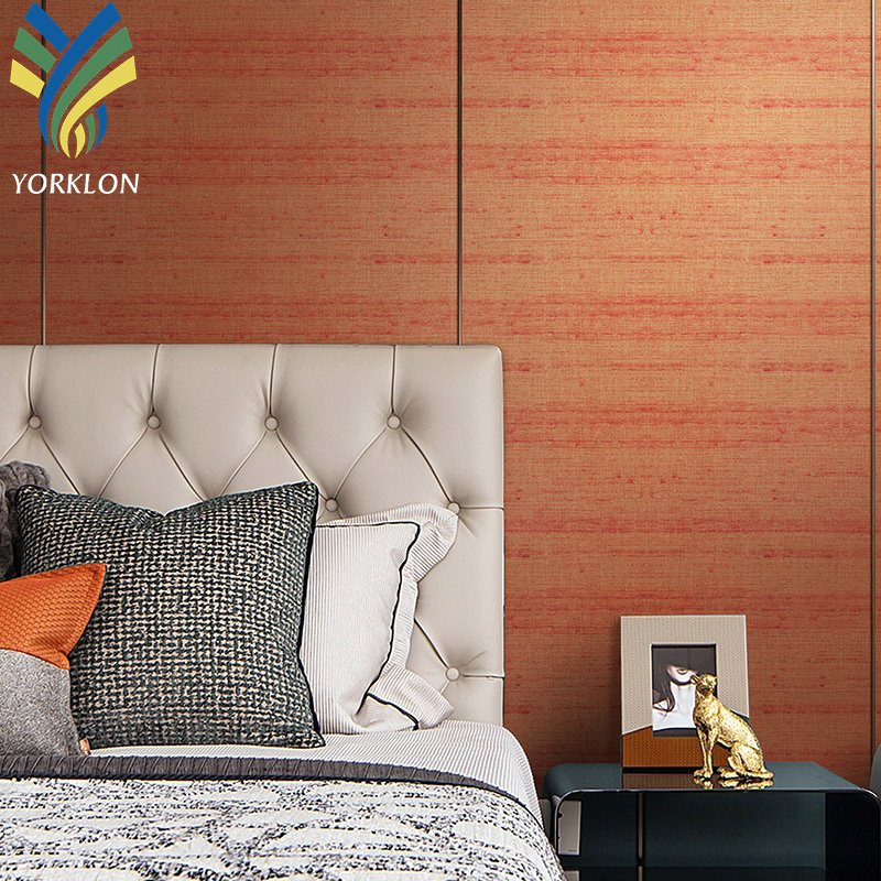 Luxury Silk Textured Kids Living Room Wall papers Decor Office Hotel Bedroom Kitchen Home Wall Decoration Rolls Wallpaper