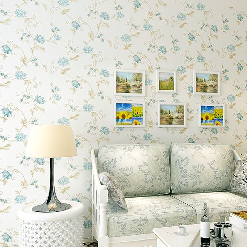T Milan, Italy, three-dimensional relief deep embossed wallpaper peony flower PVC living room bedroom TV background wallpaper -3