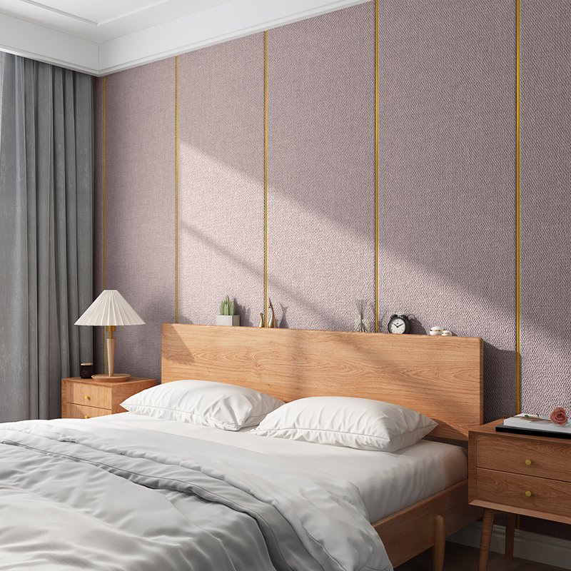 self adhesive fabric wallpaper foam 3d heat insulation for bedroom