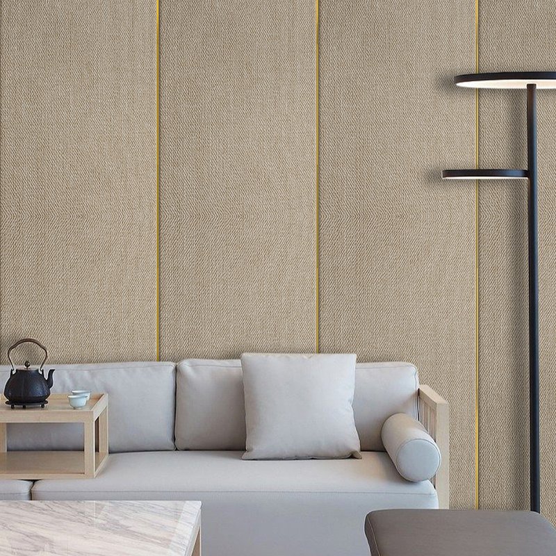 self adhesive fabric wallpaper foam 3d heat insulation for bedroom