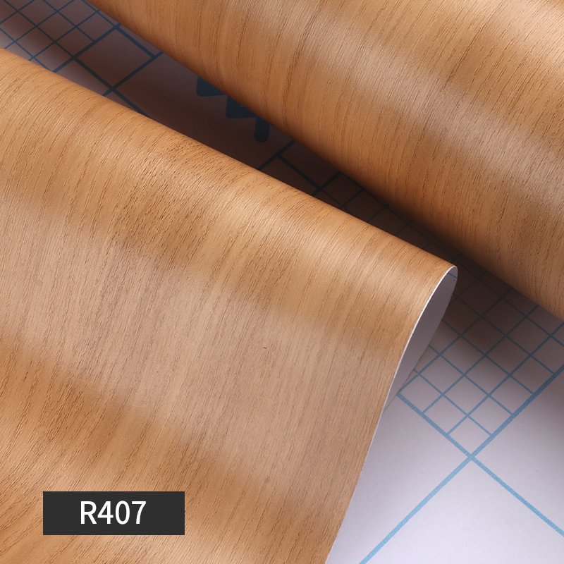 Wood grain self-adhesive contact paper wallpapers wooden design wallpaper wall sticker for wall China wood wallpaper factory