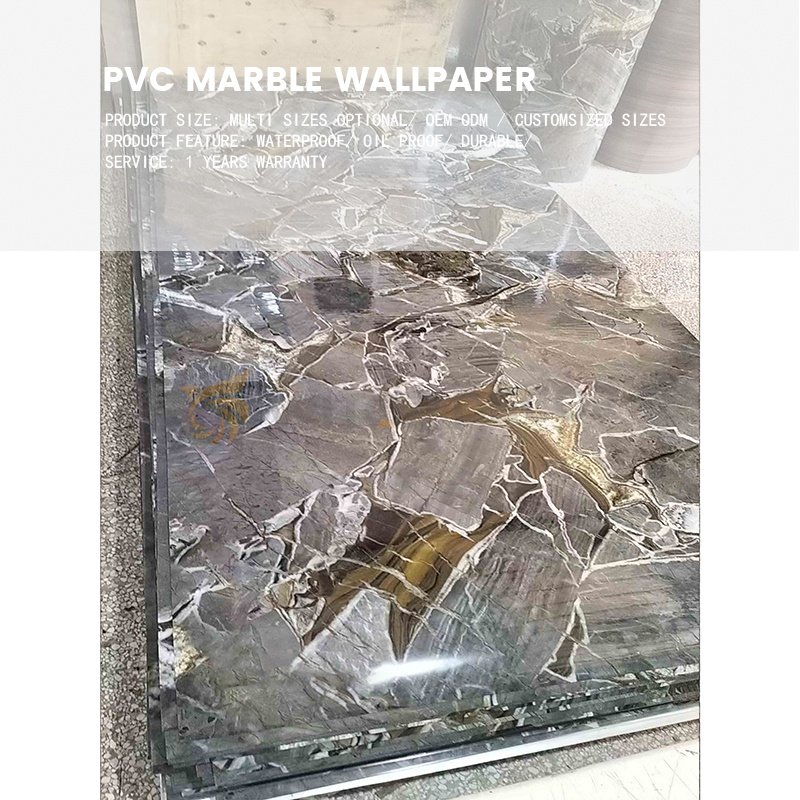 WITOP DECOR 1220*2800mm PE material soft tiles marble wall stickers rolls for decoration