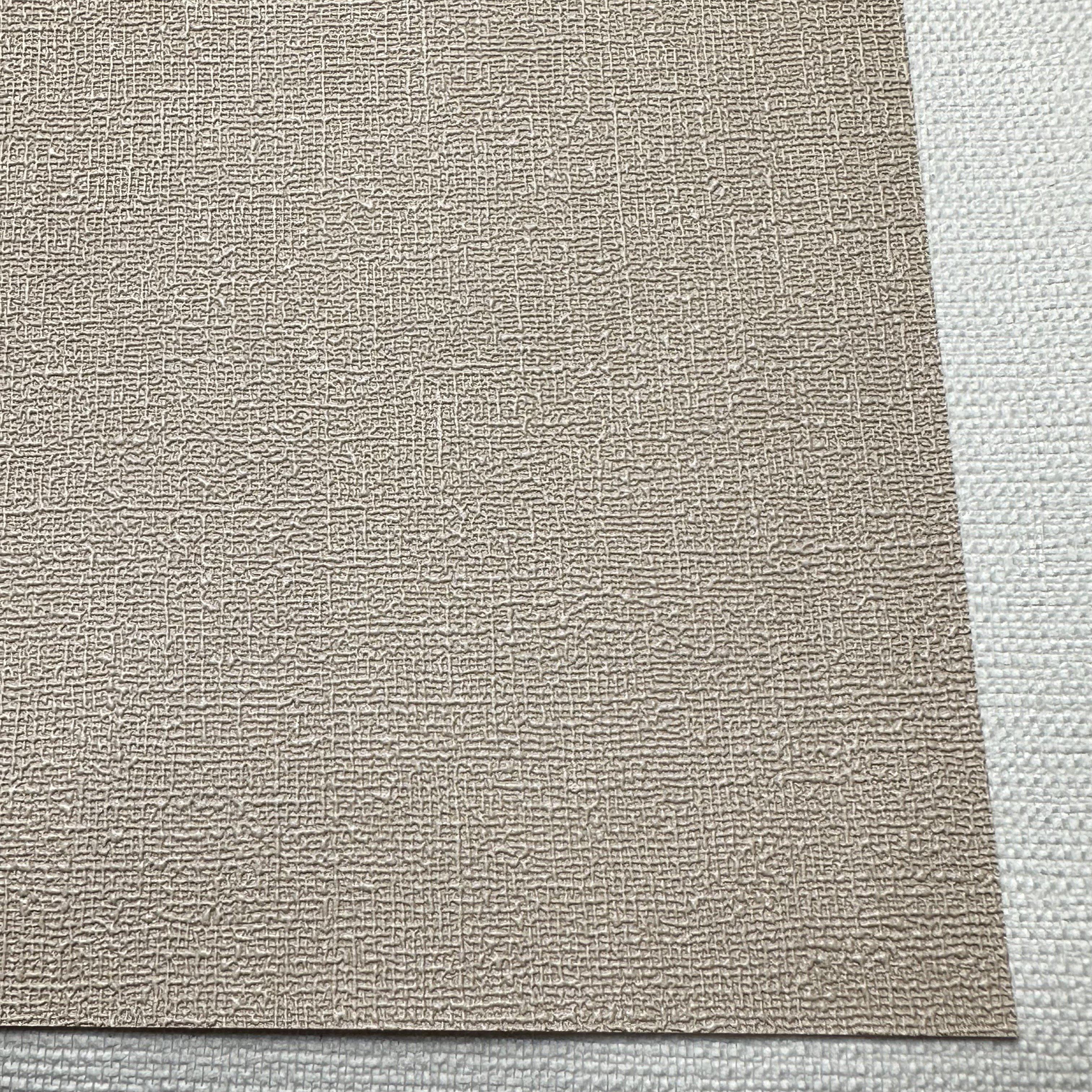 wallpaper Interior Rolls Home materials Hotel wall decor Room Fabric Backed PVC Textured fabric backed Vinyl Wallcovering