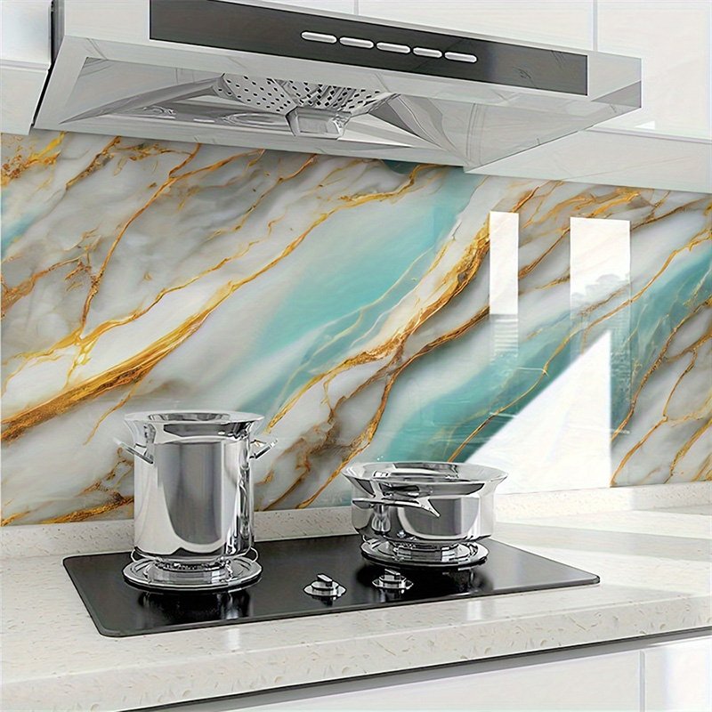 Interior 3d geometric wallpaper peel and stick waterproof wall coating PVC black and green marble wallpapers for living room