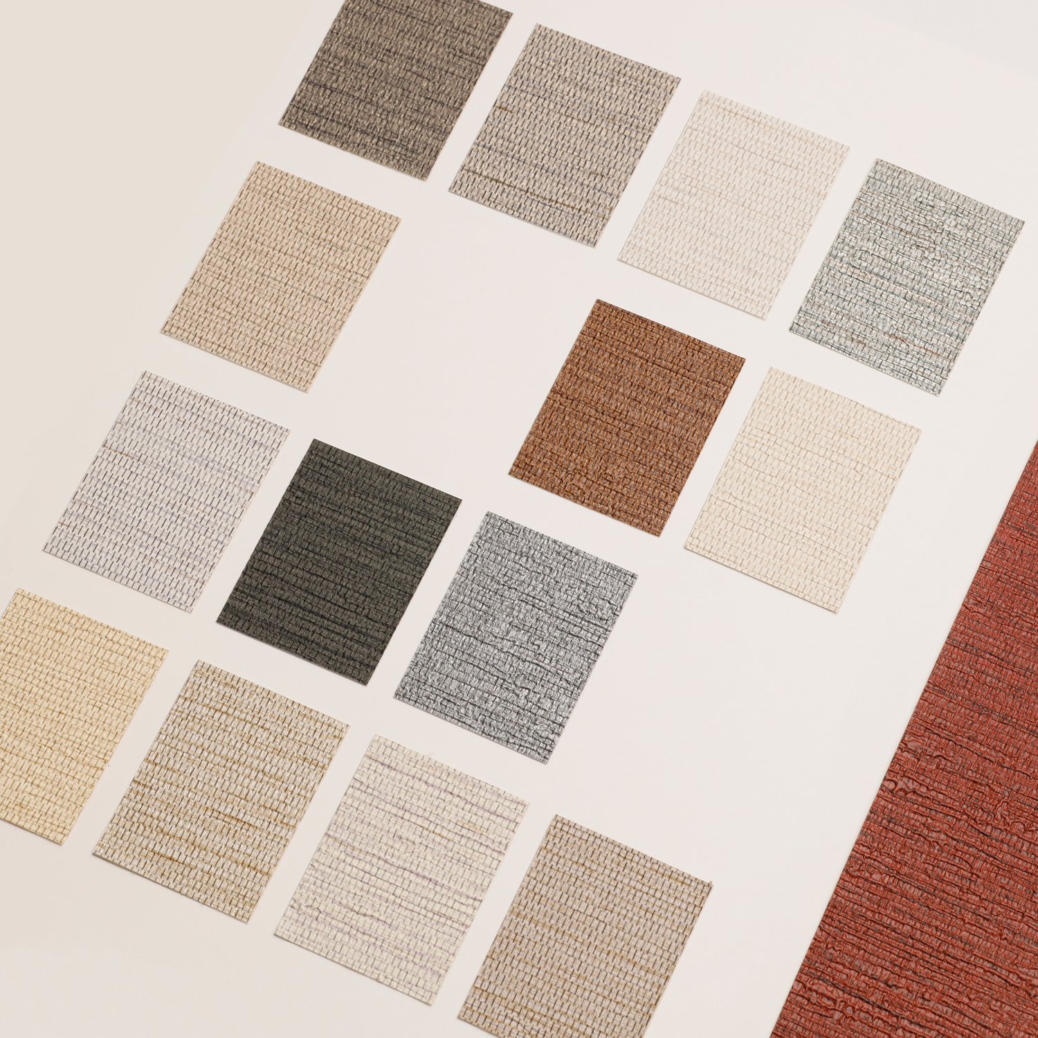 Hot Sale modern interior design fire resistance wall paper Texture fabric wall covering wall wallpapers hotel home decor