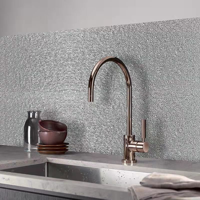 Kitchen oil proof fireproof self adhesive aluminum foil stickers waterproof wallpaper for kitchen wall