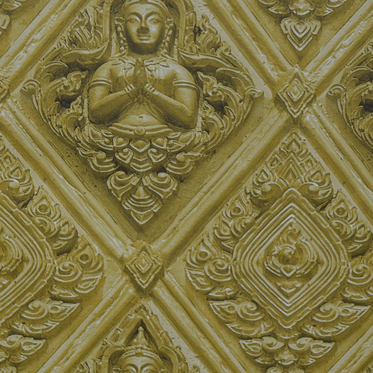 Wholesale pvc wallpaper 3d golden Buddha graphic wallpaper decorative background wallpaper use for home improvement