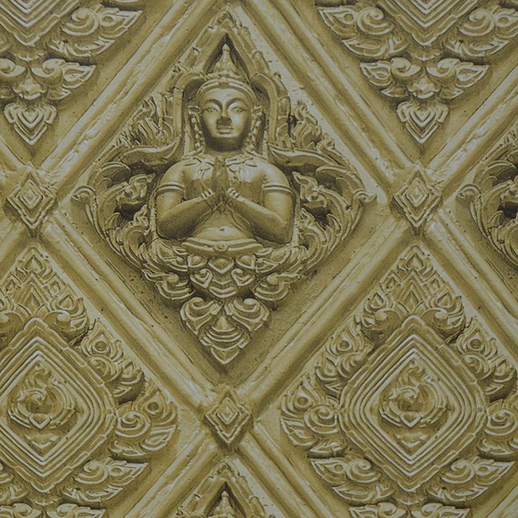 Wholesale pvc wallpaper 3d golden Buddha graphic wallpaper decorative background wallpaper use for home improvement