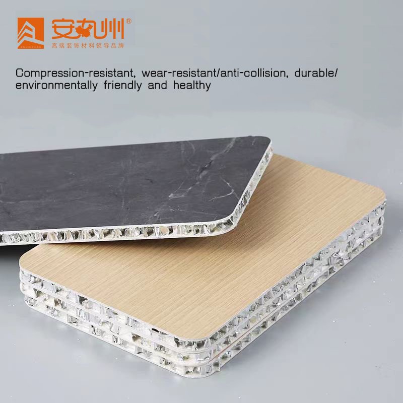 Waterproof and easy to clean pure aluminum honeycomb panels that can be used in both kitchens and bathrooms