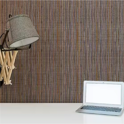 Natural style bamboo grasscloth sticker high quality wallpaper rolls