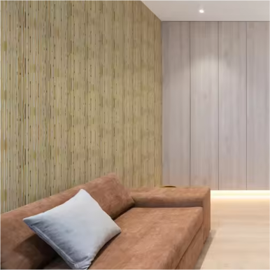 Natural style bamboo grasscloth sticker high quality wallpaper rolls