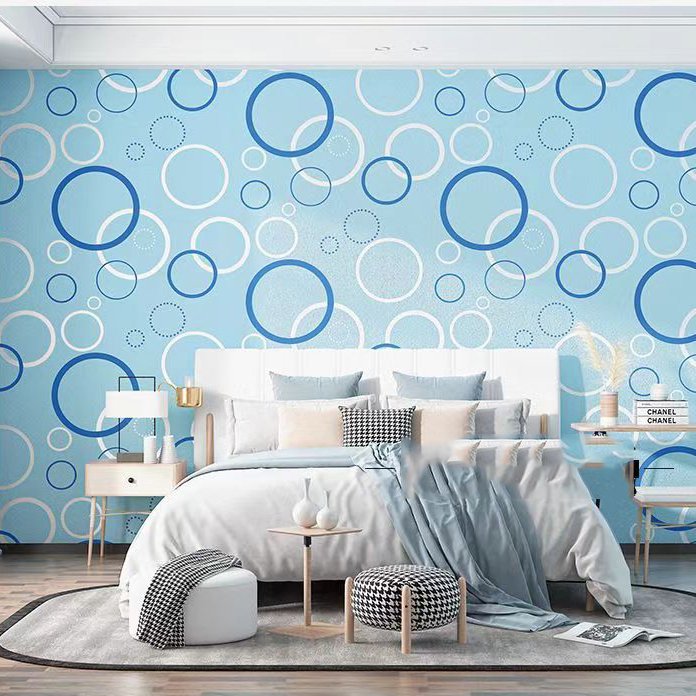 Non-Woven 3D Striped Wallpaper Wallpaper Home Decor TV Background Wallpaper Wall Sticker Living Room Home Decor