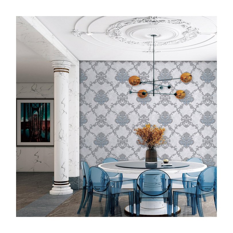 made in china new designs 106 wallpaper home decor 3d damask flower 1.06 wallpapers