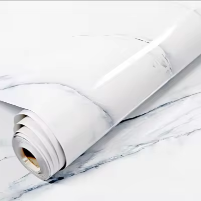 Self-adhesive Marble Stone Design Pet Marble Wallpaper 3d Wall Stickers Decorative Wall Panel For Bathroom Use