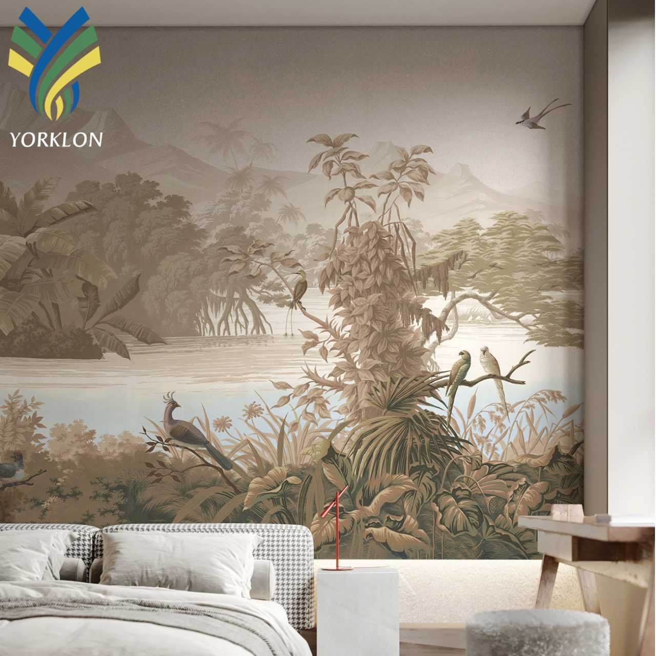 Custom 3D Mural Wallpaper Living Room Bedroom Hallway-Modern Factory Waterproof 3D Wallpaper Beautiful Scenery Hotel Decoration