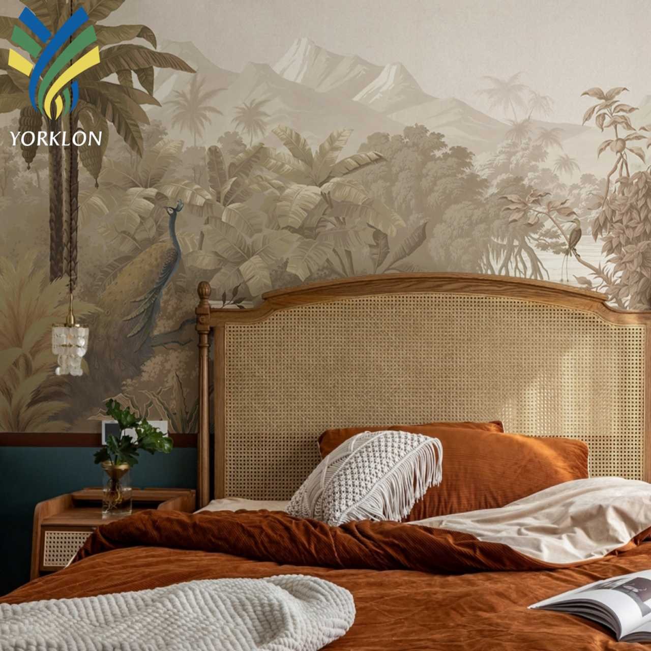 Custom 3D Mural Wallpaper Living Room Bedroom Hallway-Modern Factory Waterproof 3D Wallpaper Beautiful Scenery Hotel Decoration