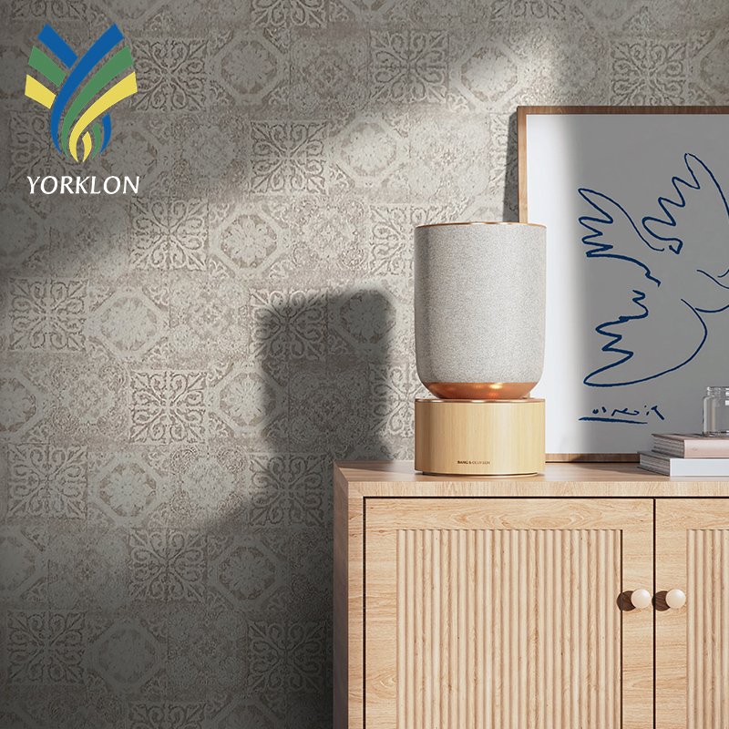 LIBER - Custom Mold proof Wallpaper Fireproof PVC Wall paper Wallcoverings Rolls For Hotel Home Bedroom Wall Decoration