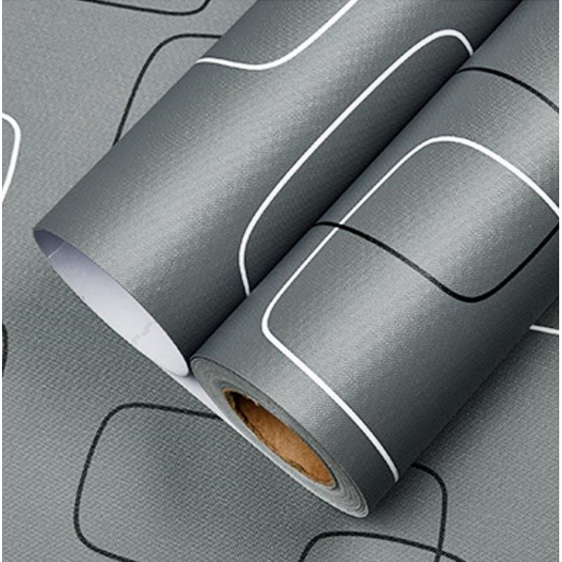 Korean Modern Waterproof Self Adhesive Peel And Stick 3D Adhesive PVC Textured Printed Custom Wallpaper For Kitchen Nightclub
