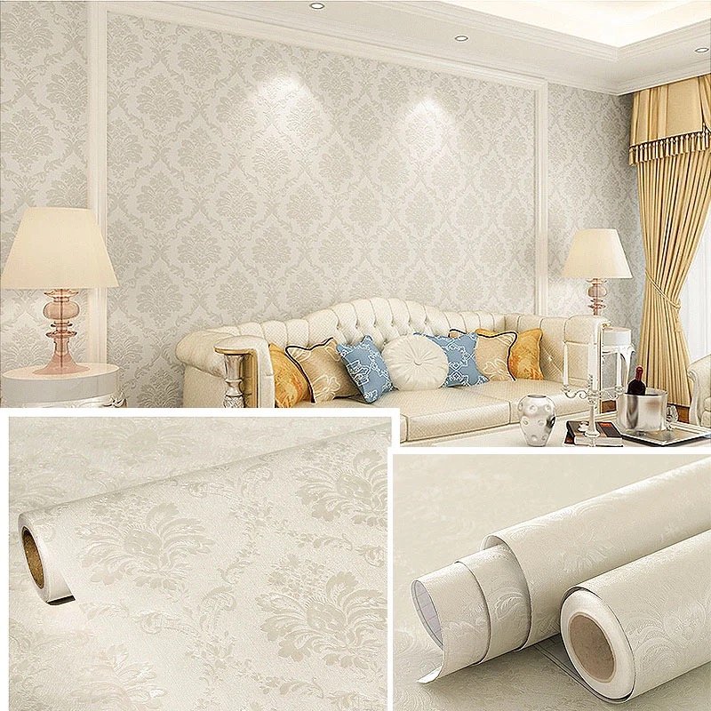 Peel and Stick Wallpaper Rolls Self Adhesive Floral Designs 3d Wallpapers/Wall Coating for Living Room