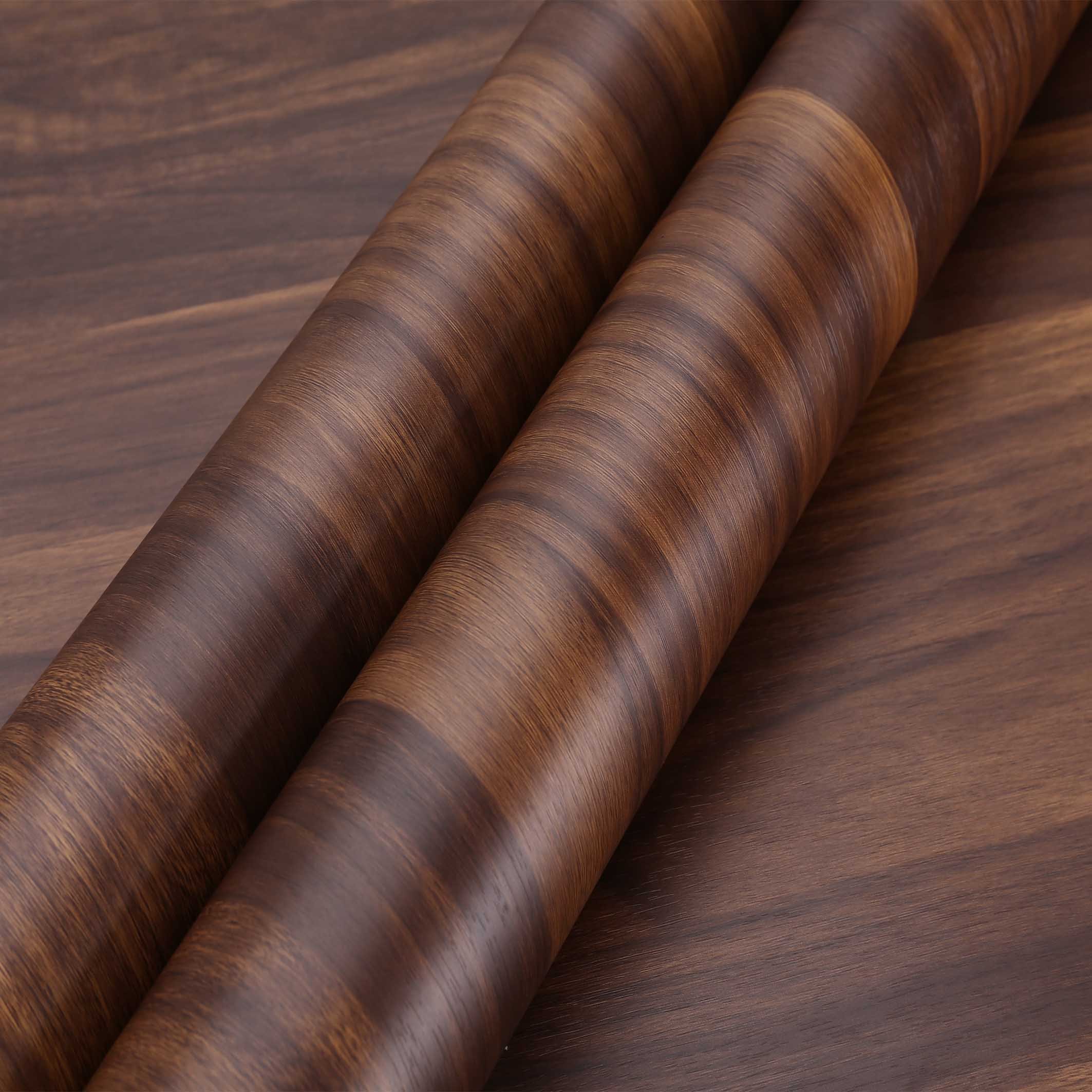 Wholesale PVC Self Adhesive Film For Furniture Decoration Wood Grain Design Decorative Pvc Film Roll vacuum door membrane